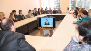 Муниципальные служащие Шумерлинского района обсудили Послание Главы Чувашской Республики Государственному Совету Чувашской Республики