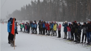 В День здоровья и спорта - отборочные соревнования по лыжным гонкам среди школьников