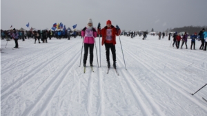 Сотрудники Минкультуры Чувашии - активные участники массовой лыжной гонки «Лыжня России-2017»