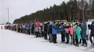 «Лыжня России - 2017» в Шумерлинском районе собрала более 300 любителей здорового образа жизни