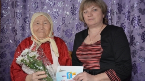 Труженица тыла Александра Никитична Царева отмечает юбилей