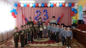 В детском саду «Аленушка» состоялась военно–спортивная игра «Зарничка», в рамках месячника оборонно-массовой и спортивной работы