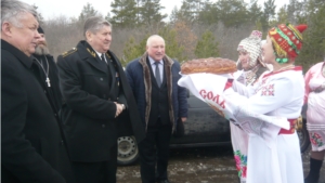 Встреча с вице-адмиралом В.А. Ильиным на малой родине