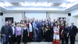 Константин Яковлев Порфирий Афанасьева 75 ҫул тултарнă ятпа саламларĕ