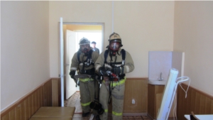 Пожарно-тактические учения в БУ «Батыревская ЦРБ»
