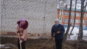 На территории Чичканского сельского поселения проведен субботник