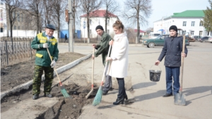 Субботник в райцентре