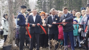 На территории Чебоксарского ботанического сада открыта Мемориальная экспозиция растений, посвященная первому отряду советских космонавтов