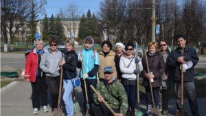 В городе Мариинский Посад состоялся Всероссийский экологический субботник