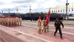 В Чебоксарах прошла генеральная репетиция Парада Победы