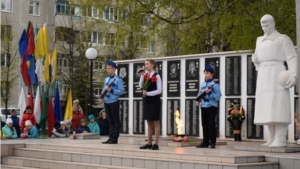 Свеча Памяти в сквере Победы