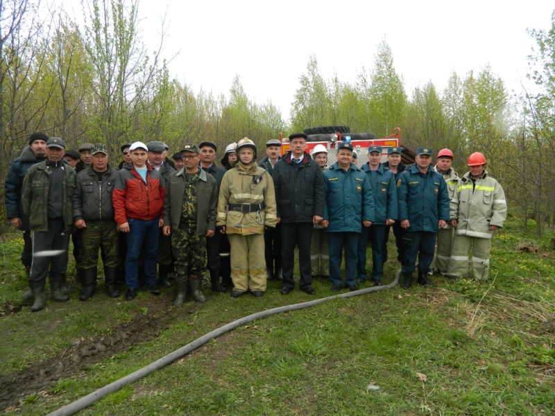 Учения в Канашском лесничестве