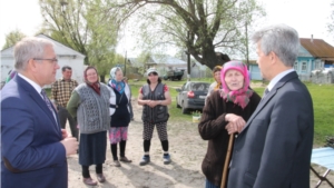 В рамках Единого информдня Шумерлинский район посетил министр образования и молодежной политики Чувашской Республики Юрий Исаев