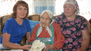 100-летие долгожительницы из с.Первомайское