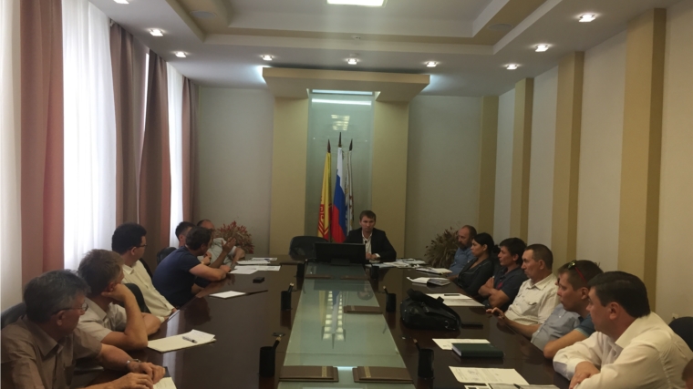 Ход подготовки к строительству предприятий индустриального парка обсудили в администрации города Чебоксары