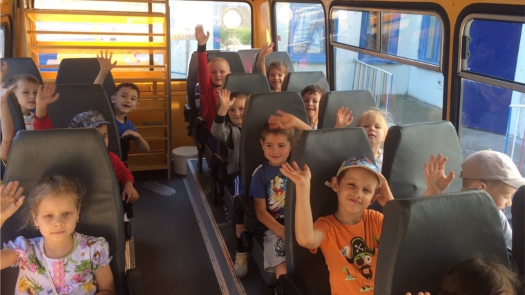 Чебоксарские дошкольники изучают город, путешествуя на автобусе