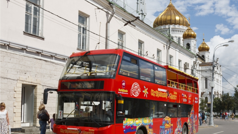 Двухэтажные туристические автобусы City Sightseeing Russia