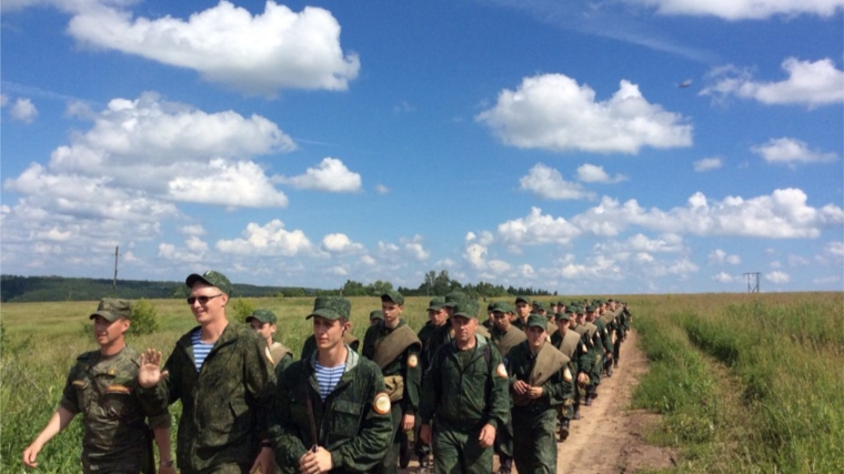 Будни военно-патриотического лагеря «Гвардеец 1». Полевой выход