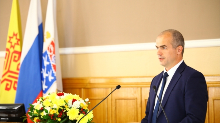 Глава администрации города Чебоксары Алексей Ладыков выступил с отчетом об итогах работы за 1 полугодие