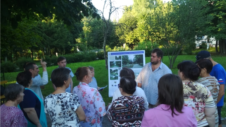 Жители Чапаевского поселка г. Чебоксары обсудили проект реконструкции парка по площади Победы