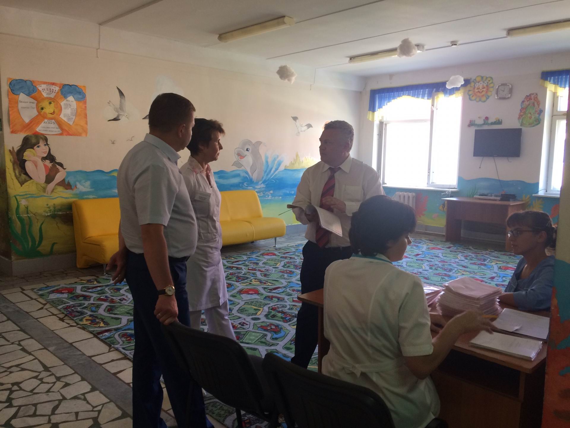 Заместитель министра Алексей Кизилов с рабочим визитом посетил Республиканский детский противотуберкулезный санаторий «Чуварлейский бор»