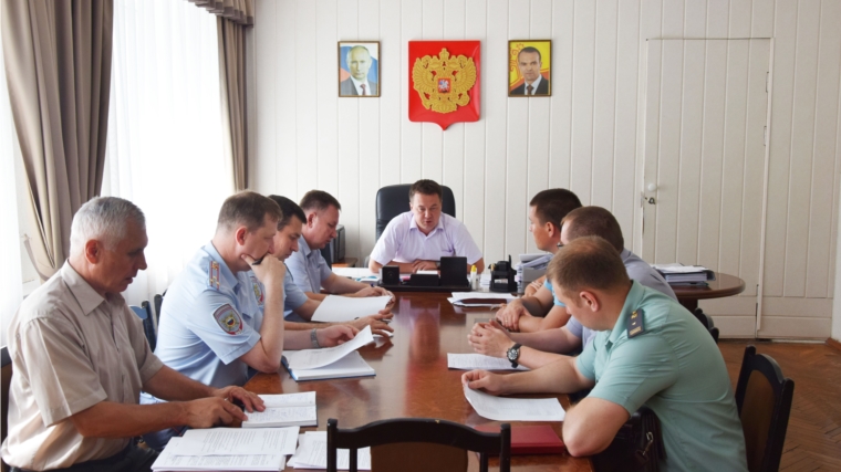 Московский район: руководители правоохранительных органов обсудили актуальные вопросы общественной безопасности