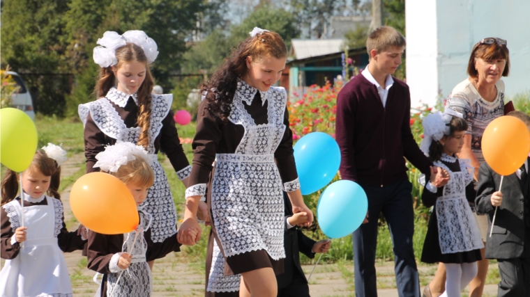 1 сентября в школах Шумерлинского района по традиции прошли торжественные линейки