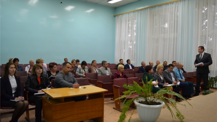 На планерке в администрации Мариинско-Посадского района обсудили важные вопросы