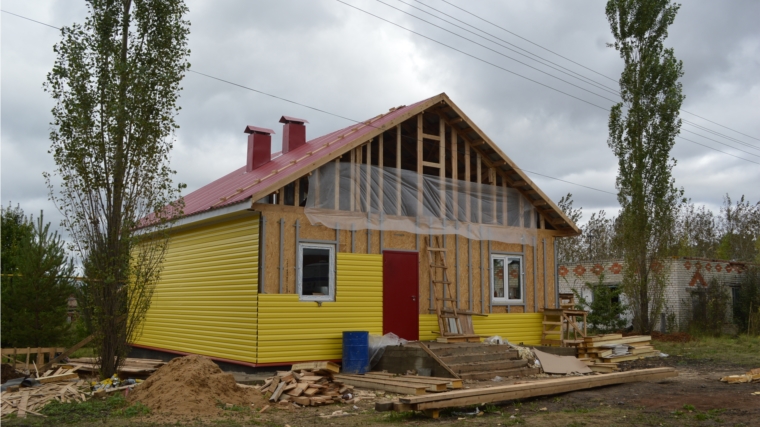 В деревне Шивбоси ведется строительство нового фельдшерско-акушерского пункта