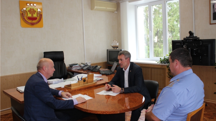 Ядринский район с рабочим визитом посетил руководитель Гостехнадзора Чувашии С.Вязовский