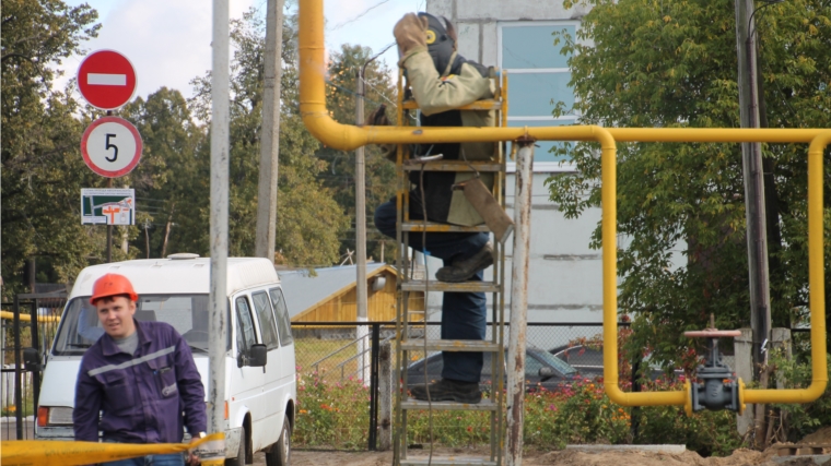 В п. Саланчик в новых квартирах пустили газ