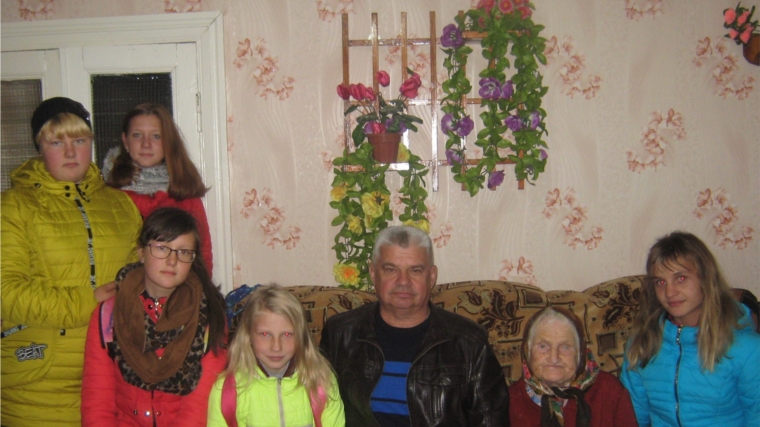 Жительница села Миренки Понявина А.А. отметила 95-летний юбилей
