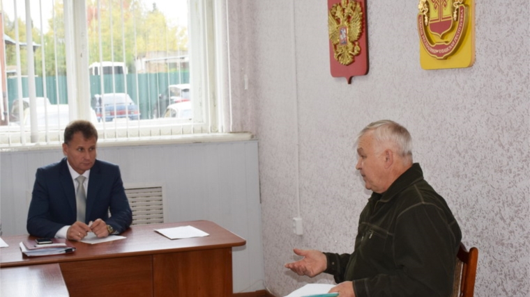И.о. главы администрации города Шумерля А.Д. Григорьев провел прием граждан по личным вопросам