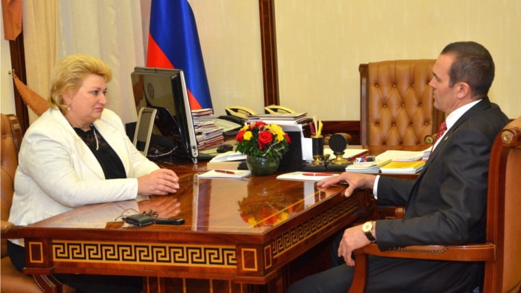 Михаил Игнатьев встретился с Уполномоченным по правам человека в Чувашской Республике