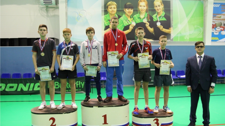 Спортсмены Чувашии завоевали награды в трёх номинациях Всероссийского турнира ТОП-24 по настольному теннису