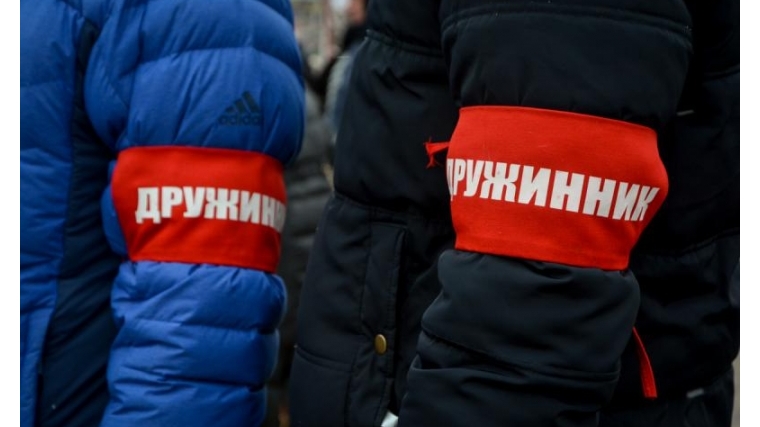 Московский район: дружинники охраняют общественный порядок