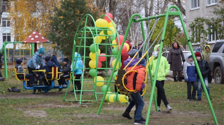 г. Шумерля: детские площадки – в комфортной городской среде