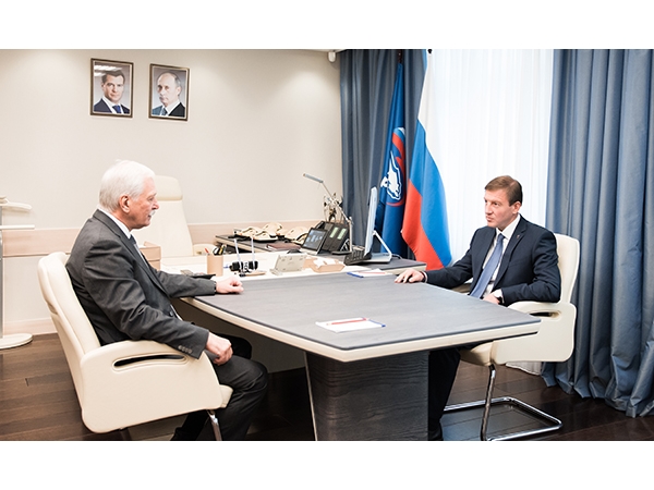 Борис Грызлов и Андрей Турчак на рабочей встрече обсудил вопросы текущей партийной работы