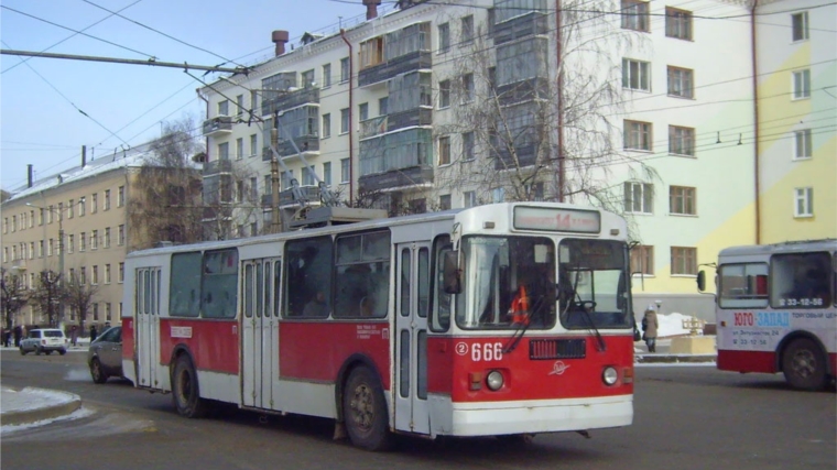 С 12 ноября в г. Чебоксары меняется расписание движения троллейбусов