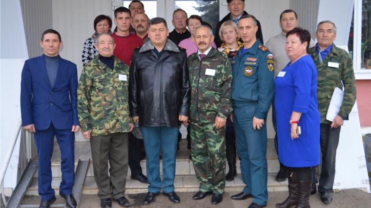 Второй этап командно-штабного учения в Янтиковском районе