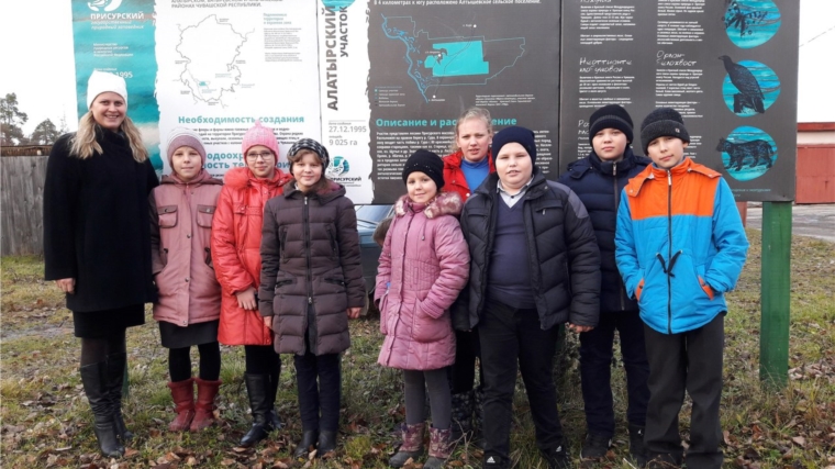 В ходе увлекательной экскурсии кирские школьники посетили заповедник «Присурский»