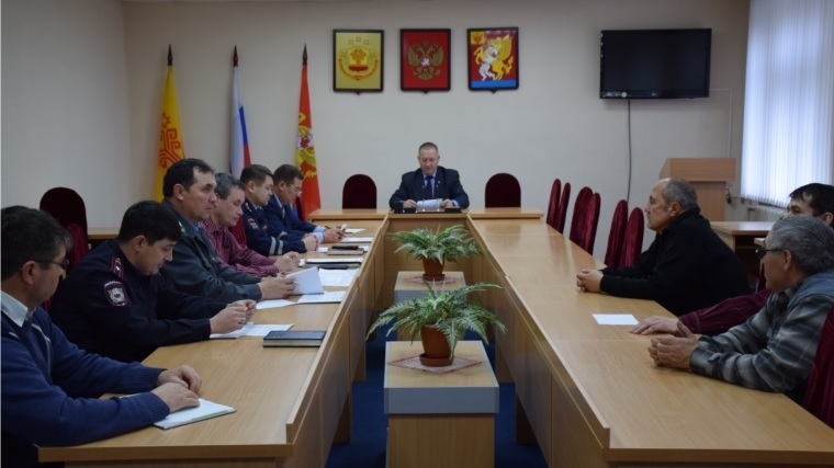 Заседание районной комиссии по обеспечению безопасности дорожного движения в Красночетайском районе