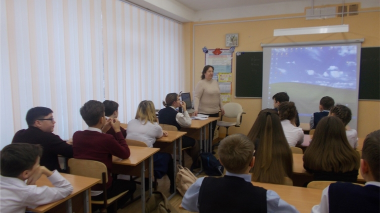 В рамках Всемирного дня борьбы со СПИДом проведена профилактическая беседа с учениками школы №18 г. Чебоксары