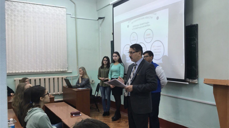 «Волонтёры Победы» ЧГУ им. И.Н. Ульянова – участники акции «Кино Победы » и эстафеты межрегионального патриотического форума «Наша Победа»
