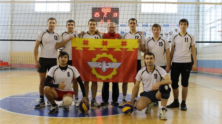 Сборная команда города Канаш завершает первую часть первенства Чувашской Республики по волейболу среди мужских команд второй лиги безоговорочным лидером