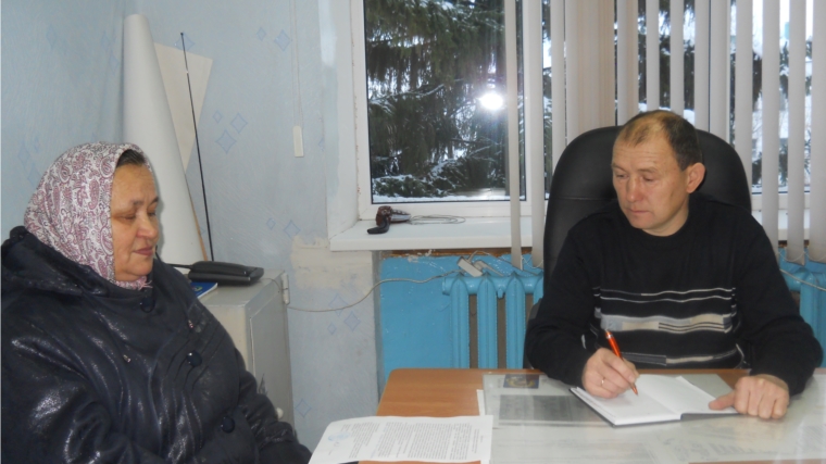 Прием граждан в Янтиковском сельском поселении