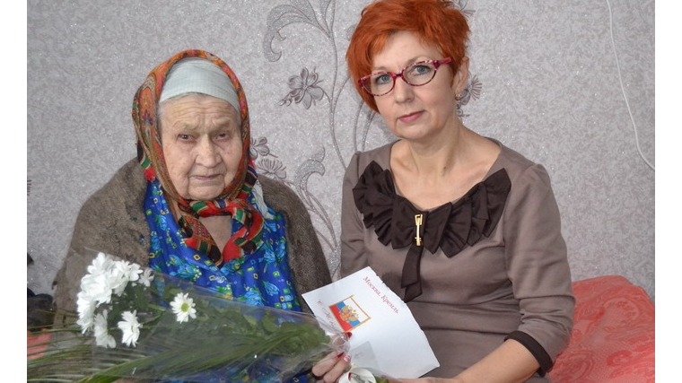 Ветерану труда Пелагее Матвеевне Мулюкиной исполнилось 90 лет