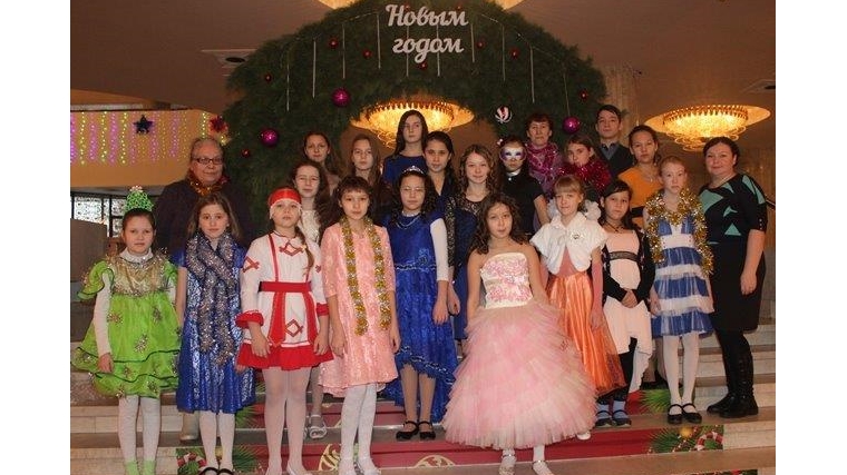 Активисты Мариинско-Посадского района приняли участие на традиционном республиканском новогоднем представлении
