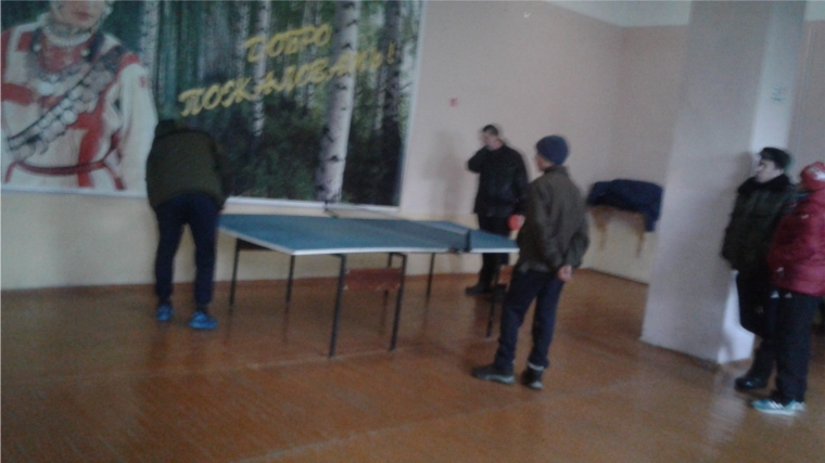 В фойе Ковалинского сельского Дома культуры развернулся турнир по настольному теннису
