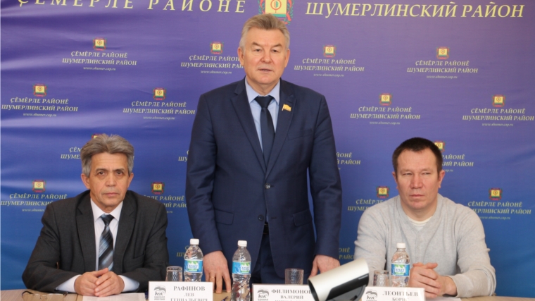 Председатель Государственного Совета Чувашской Республики Валерий Филимонов с рабочим визитом посетил Шумерлинский район